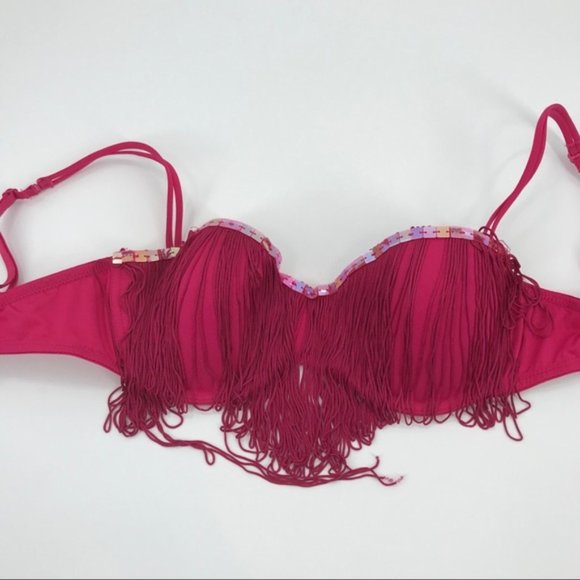 La Senza Flapper Syle Fringed Bra 34B *NWT* - Picture 1 of 6